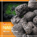 NAS 모스스톤 블랙 (모스활착용 화산석) 1kg/2kg/4kg 선택 :